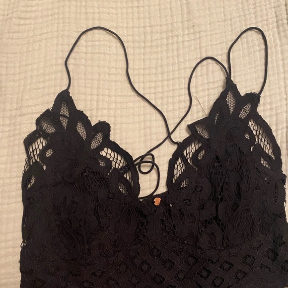 Free People Adelia Bralette in Black - Picture 2 of 5